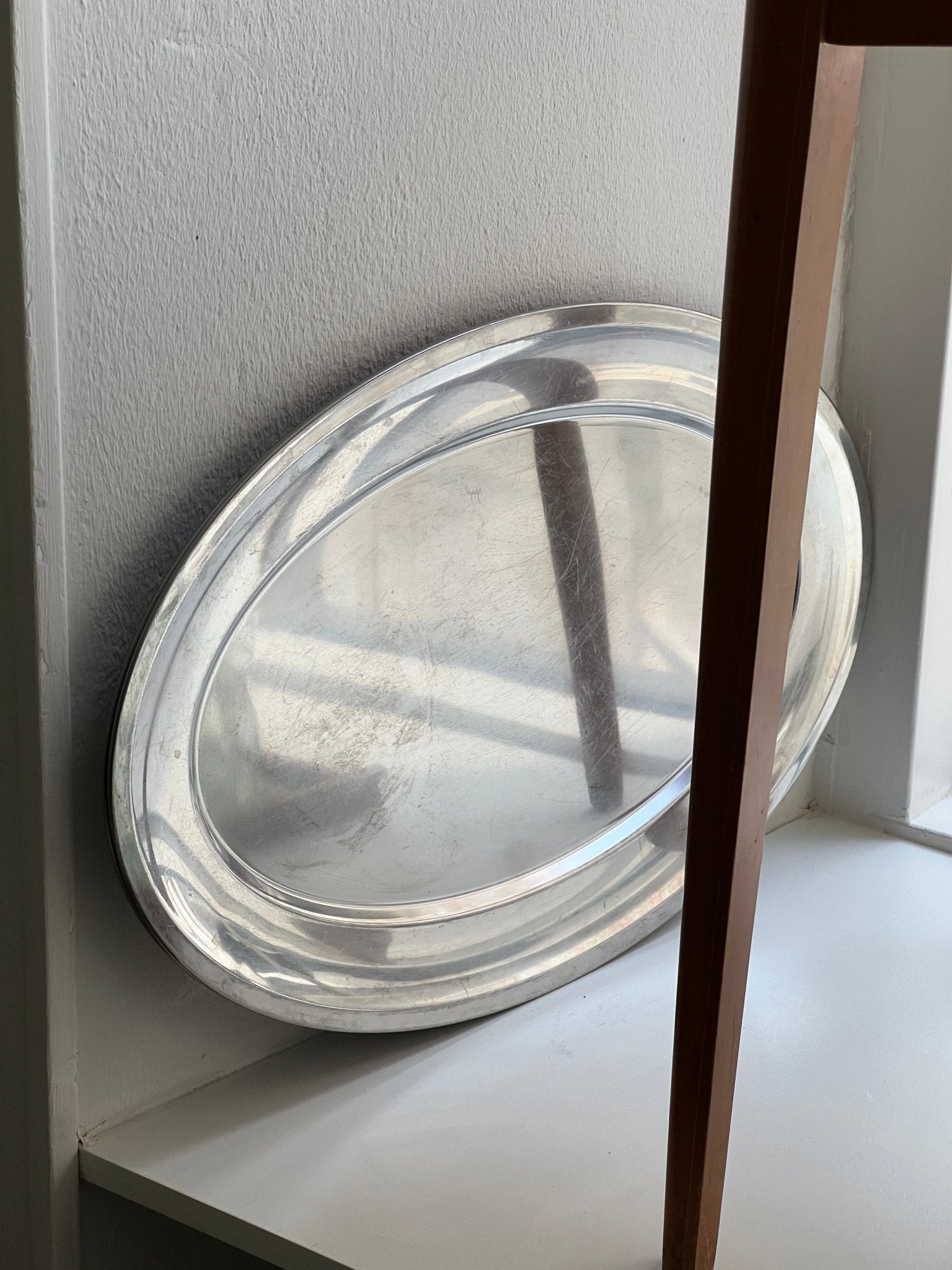 Large steel platter - NEROLI