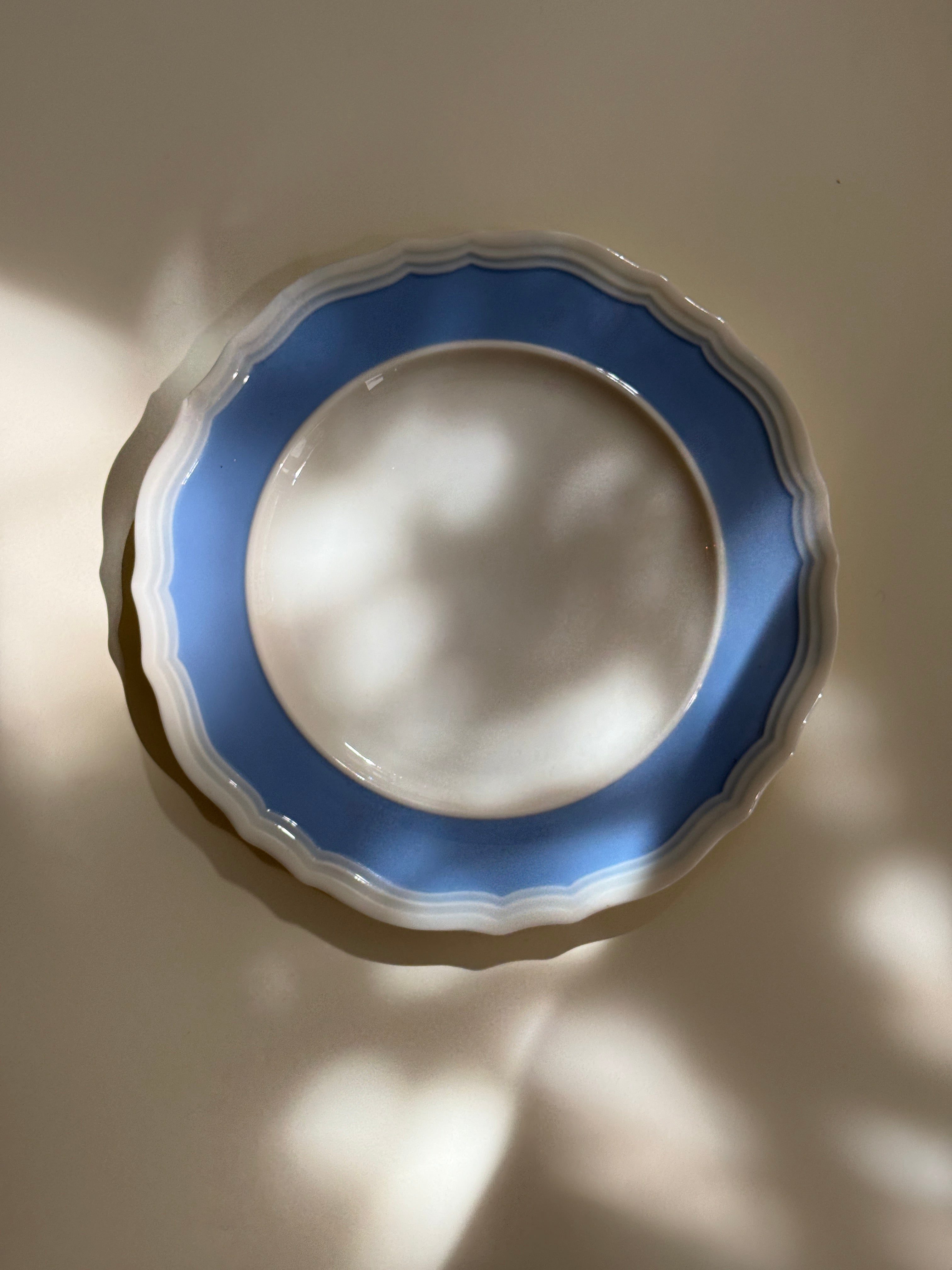 Sky blue platter