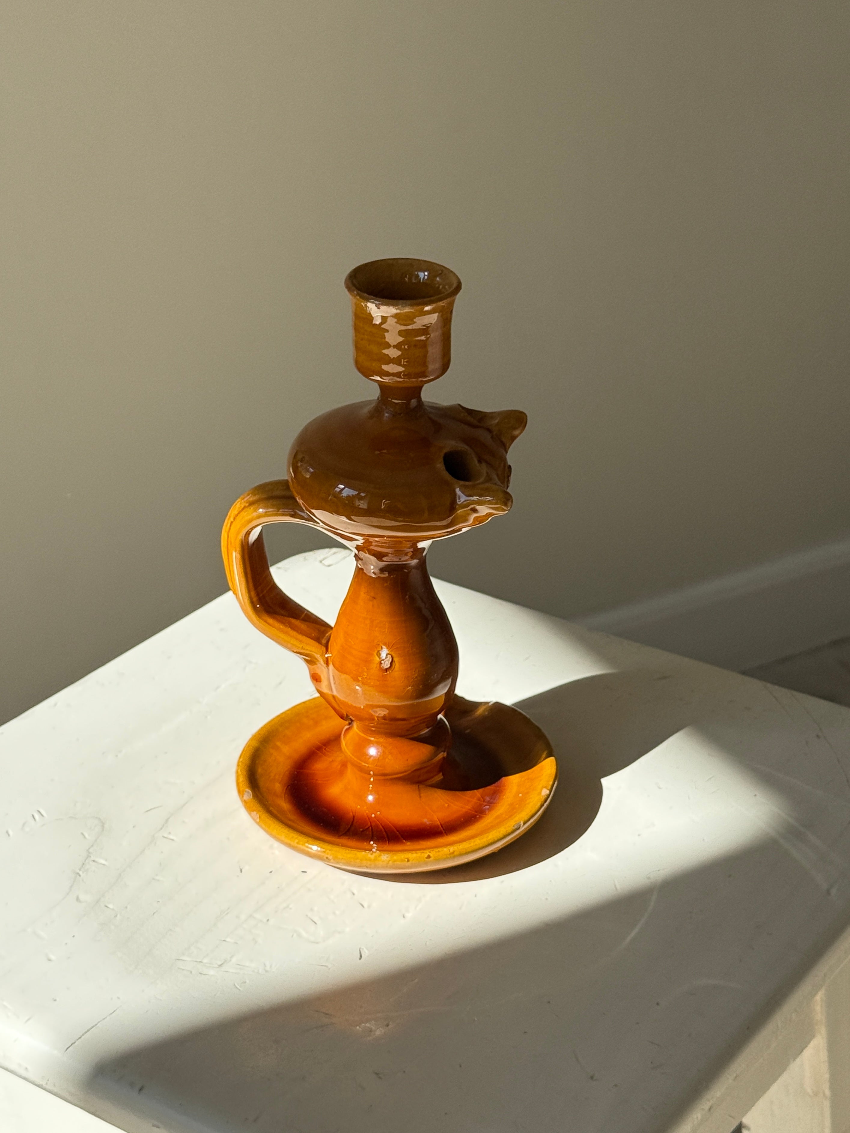 Ceramic candlestick