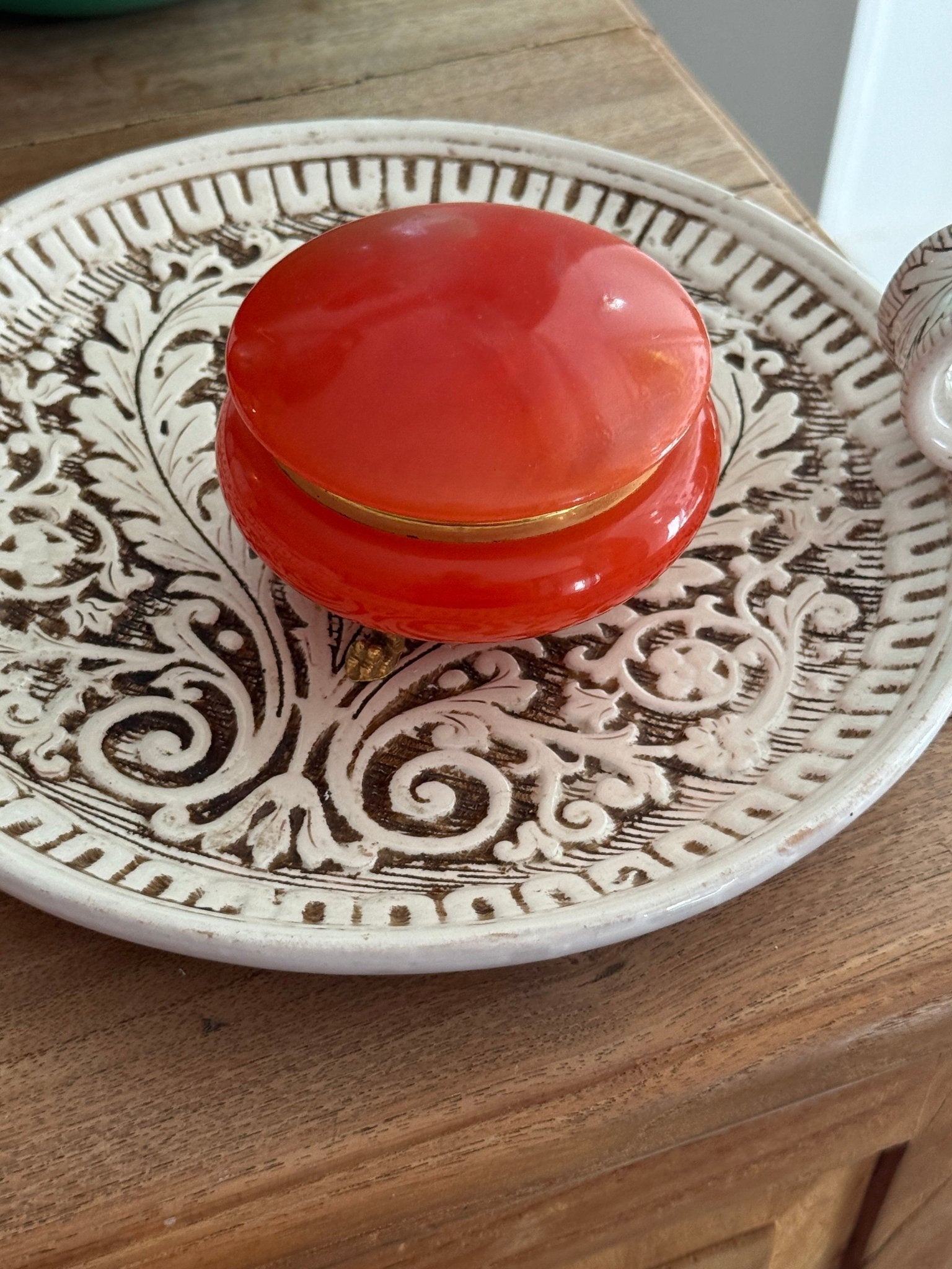 Alabaster jewelry box - NEROLI