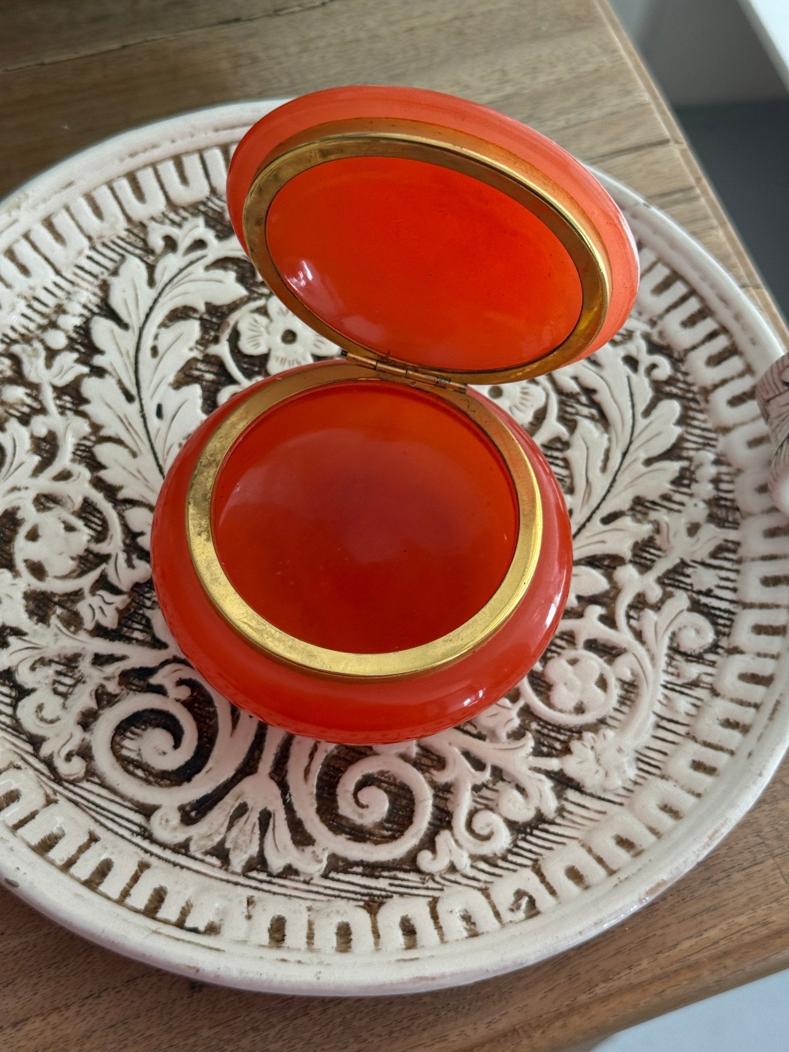 Alabaster jewelry box - NEROLI