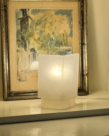 Alabaster table lamp - NEROLI