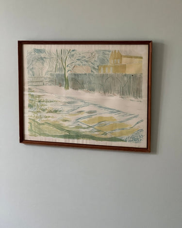 Albert Naur colour drawing - NEROLI