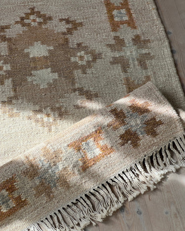 Almond flatweave rug - NEROLI