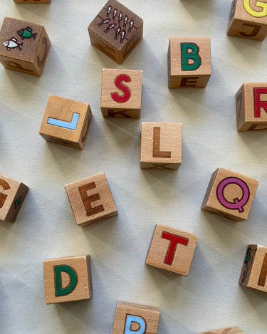 Alphabet blocks - NEROLI