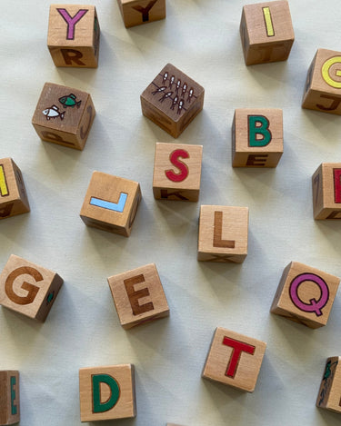 Alphabet blocks - NEROLI