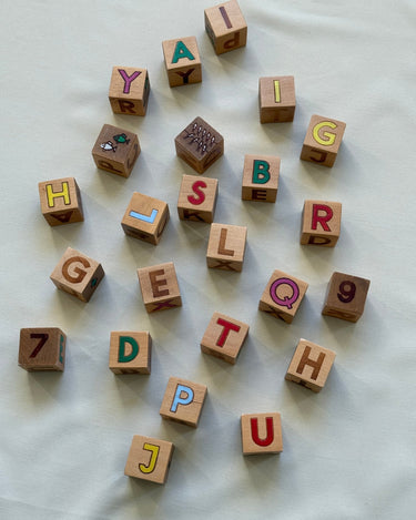 Alphabet blocks - NEROLI