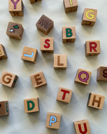 Alphabet blocks - NEROLI