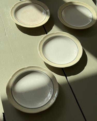 Aluminia cake plates (4 pcs) - NEROLI