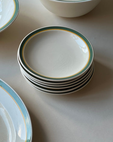 Aluminia cake plates (6 pcs) - NEROLI
