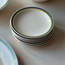 Aluminia cake plates (6 pcs) - NEROLI