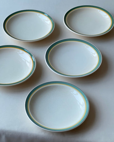 Aluminia cake plates (6 pcs) - NEROLI