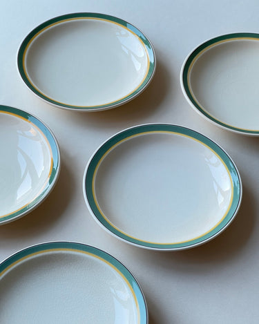 Aluminia cake plates (6 pcs) - NEROLI