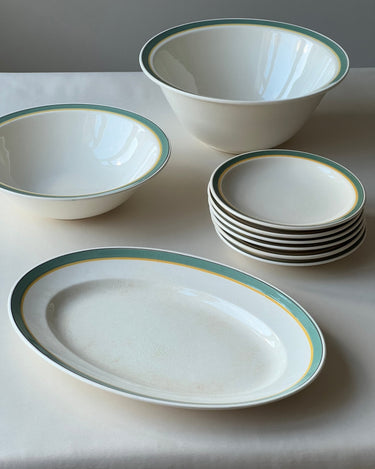 Aluminia cake plates (6 pcs) - NEROLI