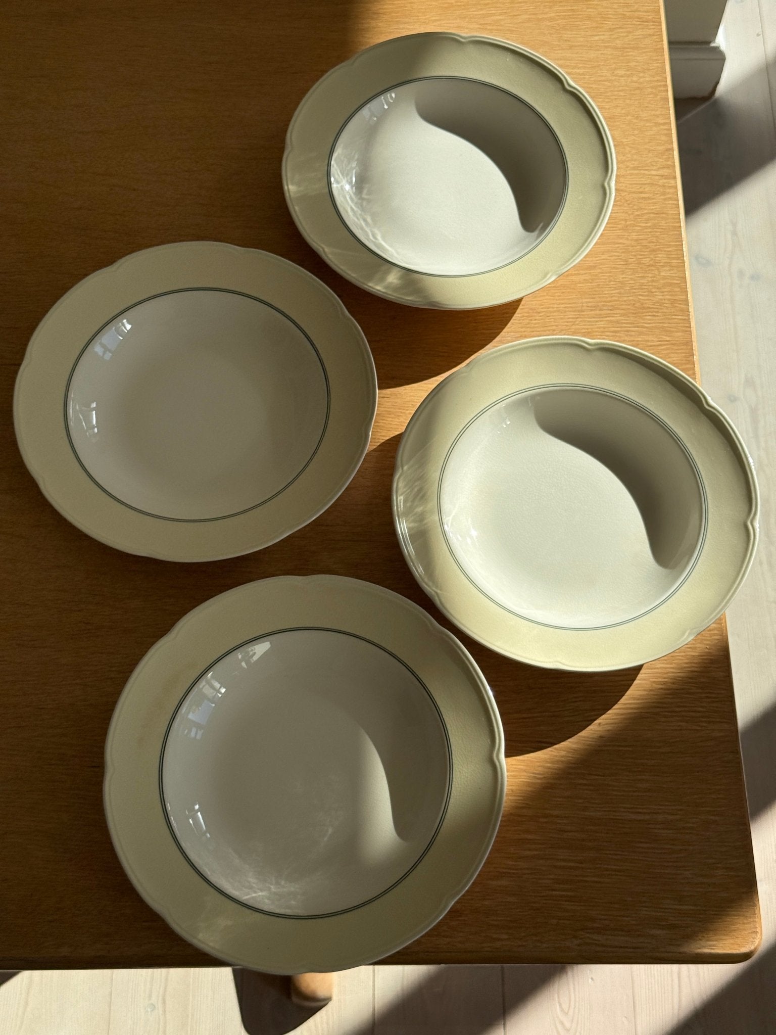 Aluminia Poul pasta plates (4 pcs) - NEROLI