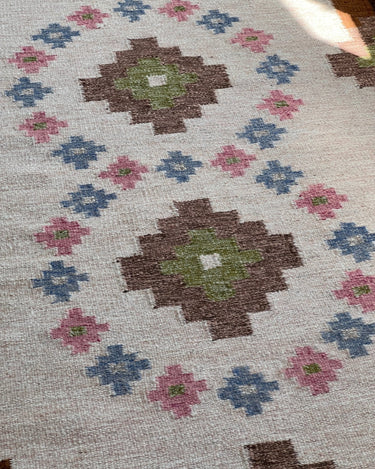 Amazing flatweave rug - NEROLI