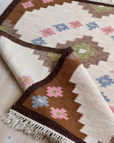 Amazing flatweave rug - NEROLI