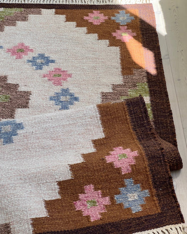 Amazing flatweave rug - NEROLI