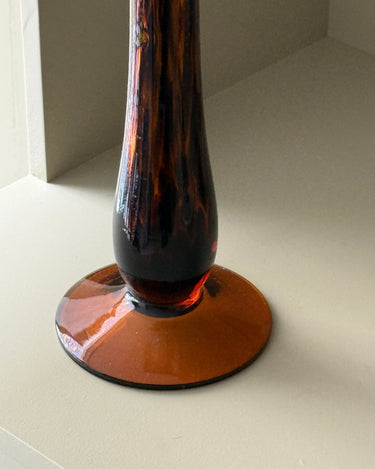 Amber glass vase - NEROLI