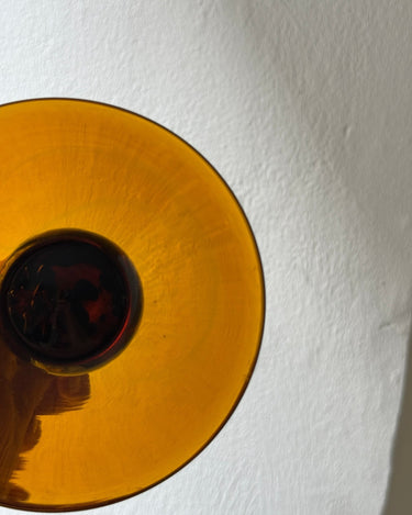 Amber glass vase - NEROLI