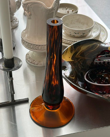 Amber glass vase - NEROLI