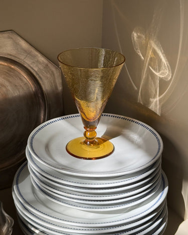 Amber glass vase - NEROLI
