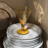 Amber glass vase - NEROLI