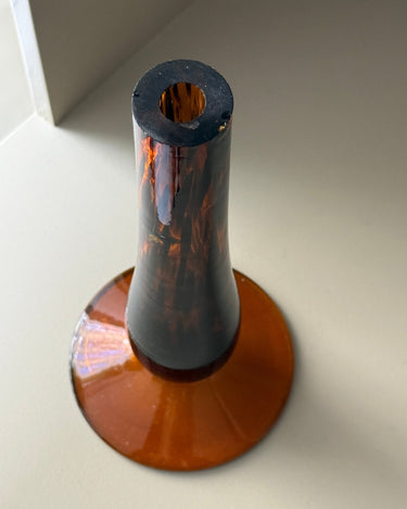 Amber glass vase - NEROLI
