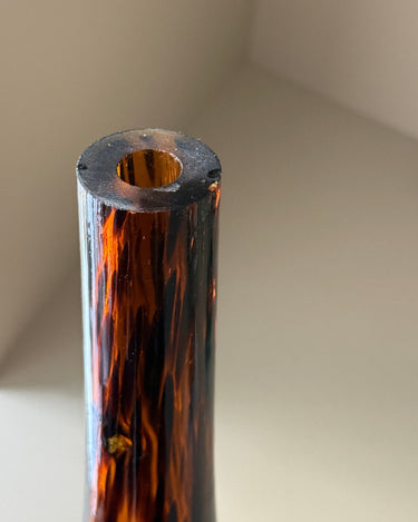 Amber glass vase - NEROLI