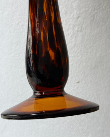 Amber glass vase - NEROLI