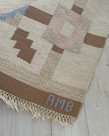 Ann - Marie Boberg flatweave rug - NEROLI