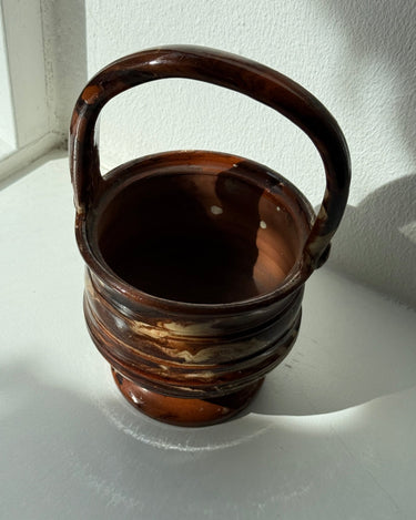 Antique ceramic basket - NEROLI