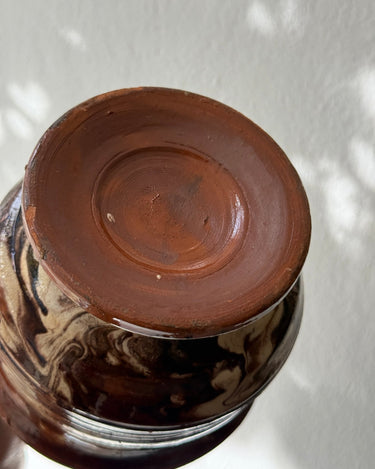 Antique ceramic basket - NEROLI