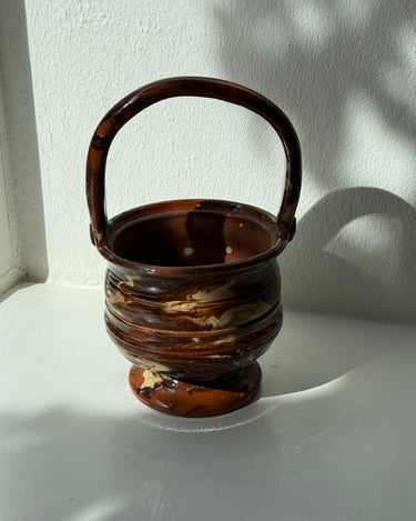 Antique ceramic basket - NEROLI