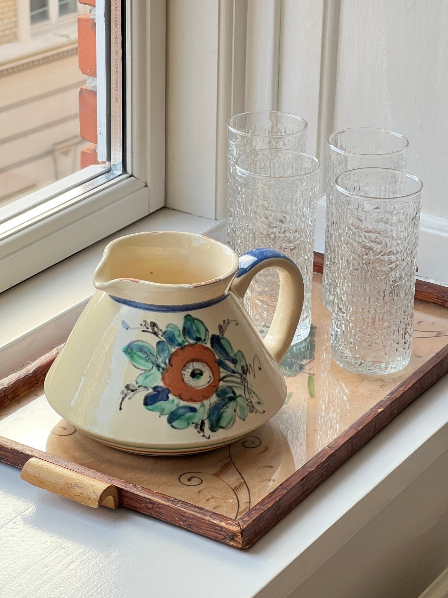 Antique ceramic pitcher - NEROLI