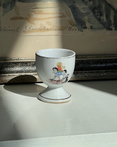 Antique egg cup - NEROLI