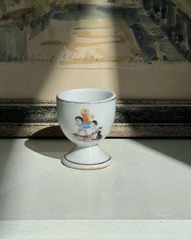 Antique egg cup - NEROLI