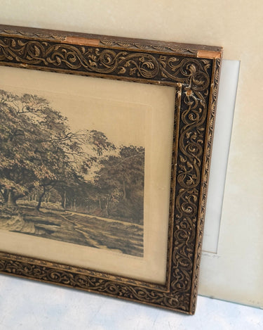 Antique etching - NEROLI