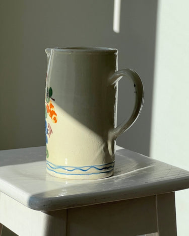 Antique handpainted water jug - NEROLI