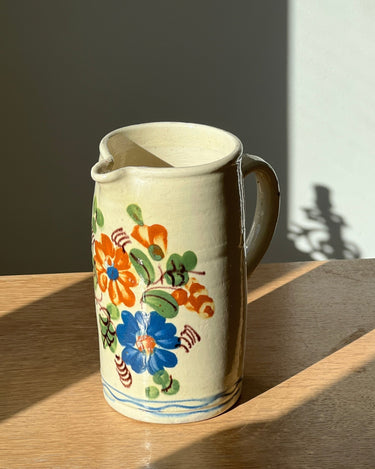 Antique handpainted water jug - NEROLI