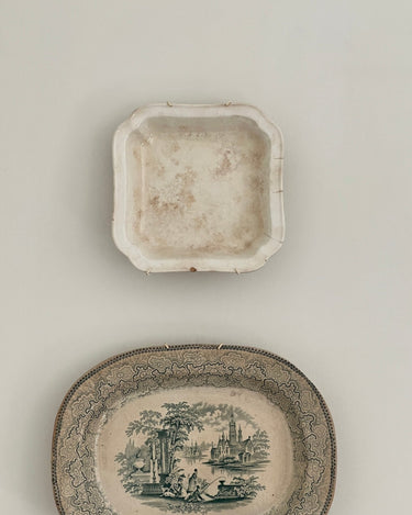 Antique Laveno dish - NEROLI