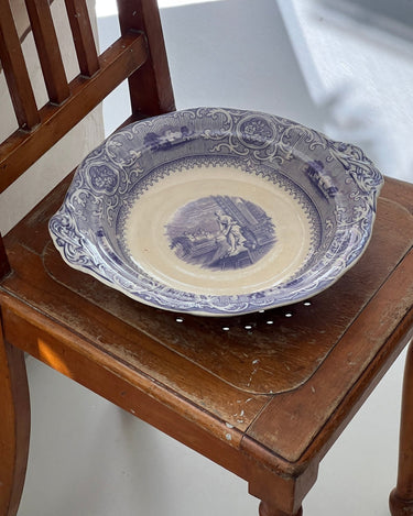 Antique platter - NEROLI