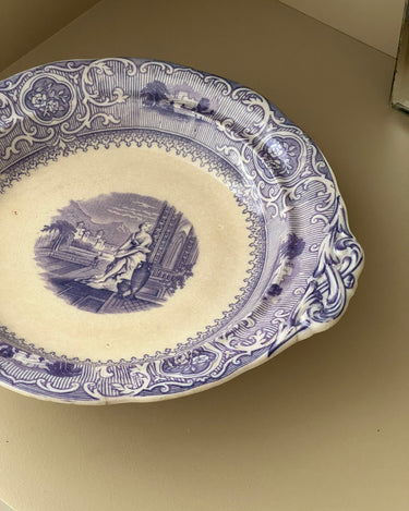 Antique platter - NEROLI