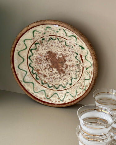 Antique terracotta platter - NEROLI