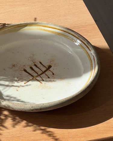 Antique terracotta platter - NEROLI