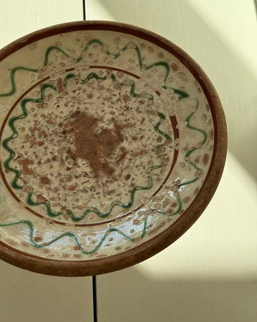 Antique terracotta platter - NEROLI
