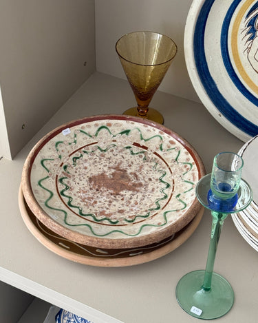 Antique terracotta platter - NEROLI