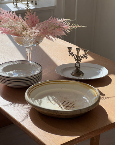 Antique terracotta platter - NEROLI