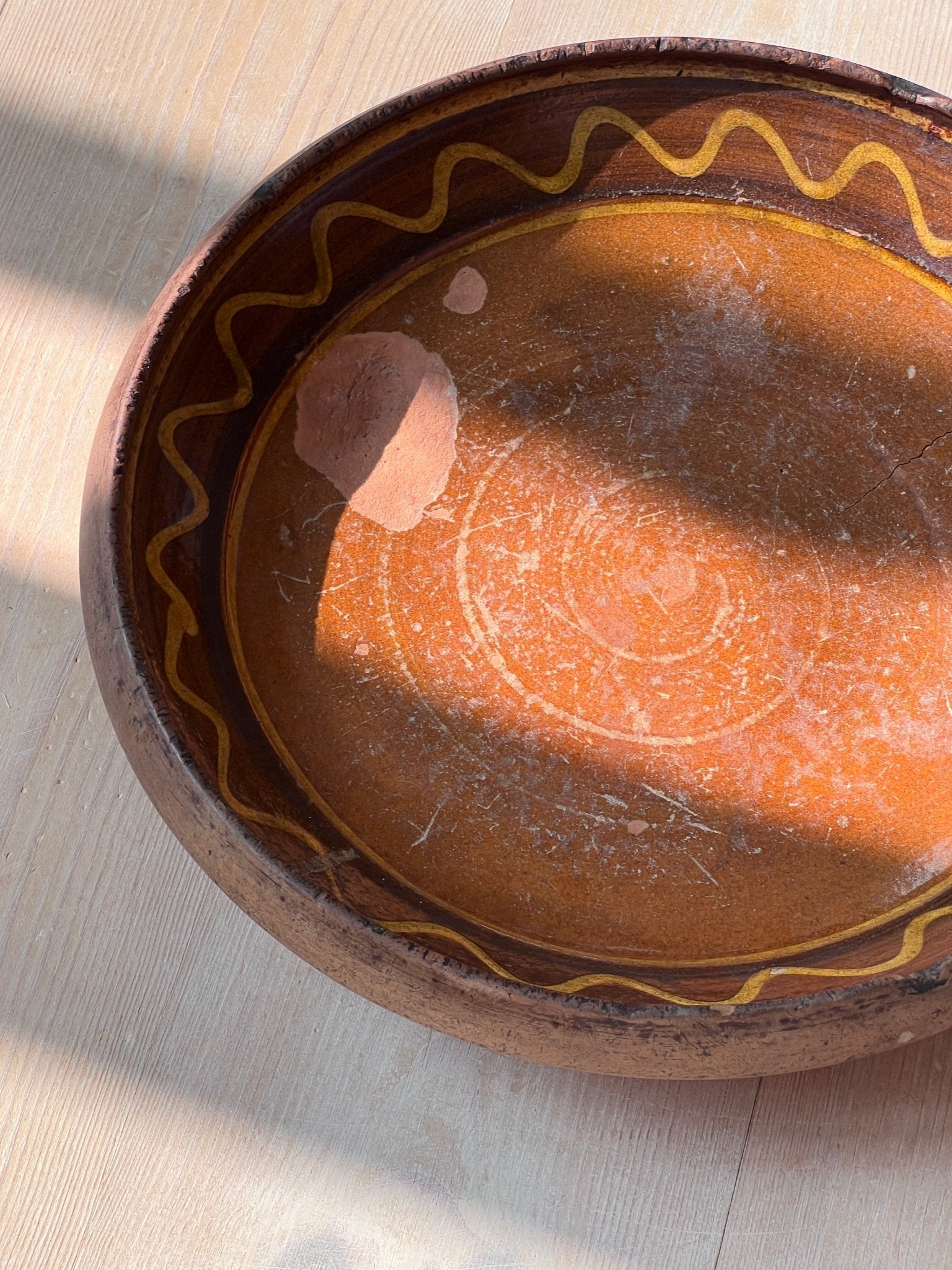 Antique terracotta platter - NEROLI