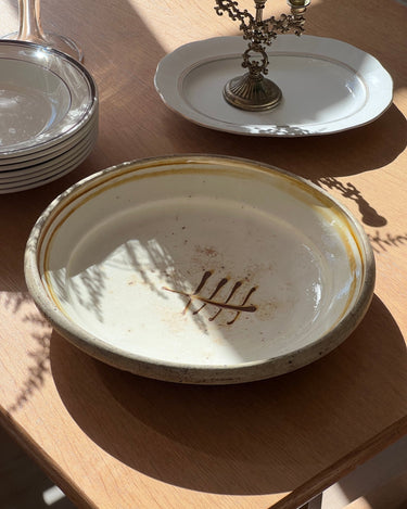 Antique terracotta platter - NEROLI